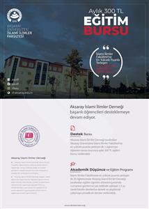 AKSARAY ÜNİVERSİTESİ İSLAMİ İLİMLER FAKÜLTESİ’NE EN YÜKSEK PUANLA YERLEŞEN İLK 3 ÖĞRENCİYE AYLIK 300 TL EĞİTİM BURSU